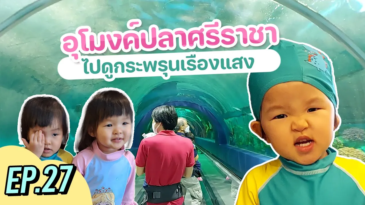มัทฉะโมจิไดอารี่ EP.27 กระพรุนเรืองแสง อุโมงค์ปลาฉลามยาวมากกก @ศรีราชา ชลบุรี